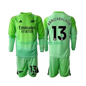 Maillot de Foot Arsenal Kepa Arrizabalaga 13 Extérieur Gardien 2025-26 Manches Longues - Enfant